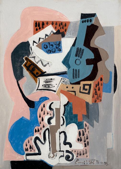 Still Life with guitar