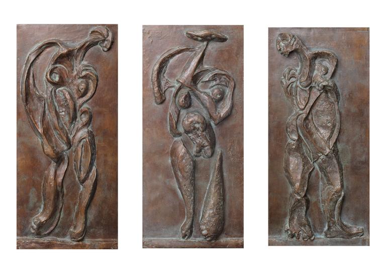 Three woman (triptych)