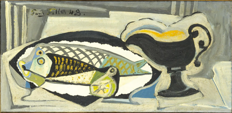 Still Life with Fish and Gravy Boat