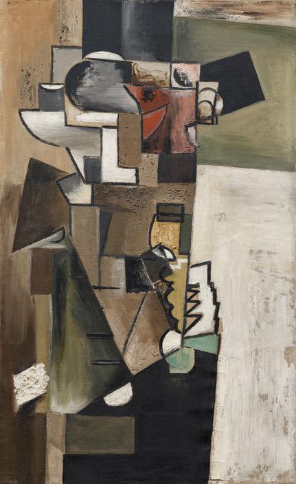 Still Life with a Tray and a Glass