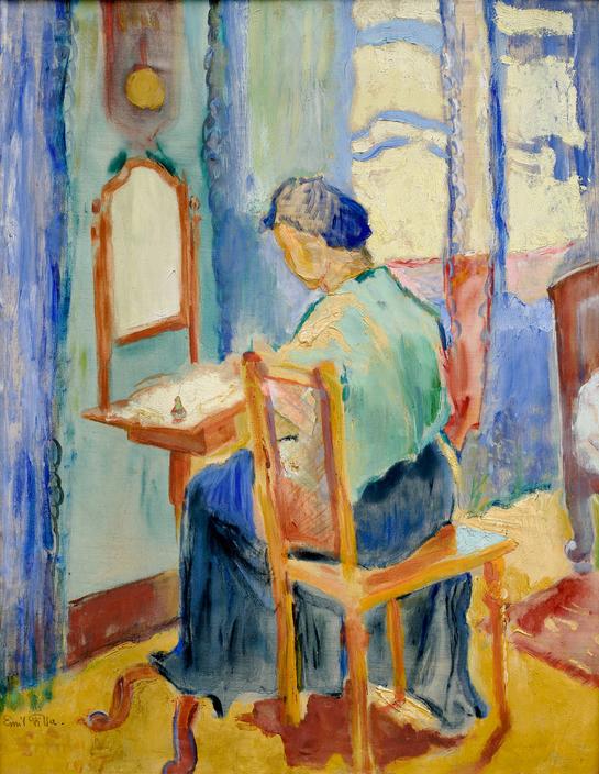 In front of the Mirror